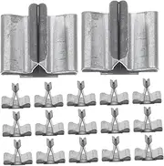 DOITOOL 100Pcs Wooden Candle Wick Tabs Durable Iron Candle Fixators for Easy DIY Candle Making Supplies for Aromatherapy and Present Giving