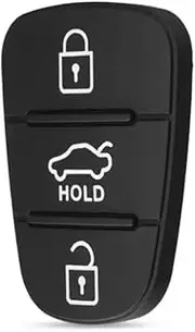 2PCS Flip Key Replacement Rubber Keypad for Kia Sorento Sportage Cerato Rio