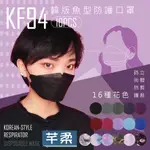 4D口罩 立體口罩 OZ口罩 韓國口罩 KF94 口罩 獨立包裝口罩 魚型口罩 黑色口罩 防塵口罩 黑口罩【M0026】