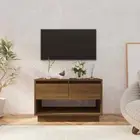 NNEVL TV Cabinet Brown Oak 70x41x44 cm Chipboard