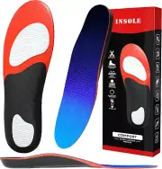 Plantar Fasciitis Feet Insoles - Arch Support Shoe Inserts for Men and Women - O