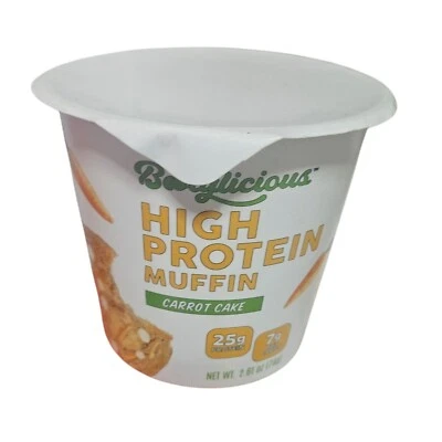 Carrot Cake Protein Muffin – 25g Protein, Single Serve