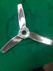 7.6'' Mixing Propeller, any size bore just ask. NEW. 2 setscrews. 316 stainless