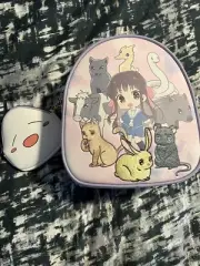 Fruits Basket Chibi Tohru & Sohma Zodiac Animals Mini Backpack + Coin Purse NWT