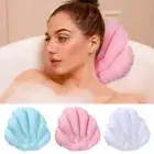 With Suction Cups Terry Cloth Inflatable Bath Pillow Cushion Spa Pillow Bathtub