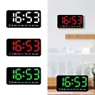 Desk Digital Clock Date Calendar LED Alarm Clock for Bedroom Learning Beside