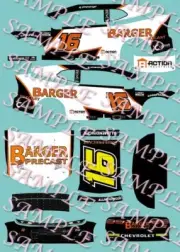 PreOrder 2025 AJ Allmendinger Barger #16 1/64 Peel& Stick Decals