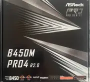 ASRock B450 PRO4 Socket AM4 AMD ATX Motherboard