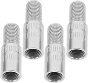 VINTORKY 4pcs Valve Stem Extension: Tire Valve Stem Extenders Extension Caps Tire Extender Covers Adapter Car Motorcycle Accessories