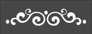 1- 3x8 inch Stencil, (VH-67) Swirl Border (6mil)