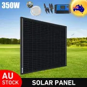 350W Solar Panel Kit 12V 350 Watt Mono Home Caravan Camping Charging Controller