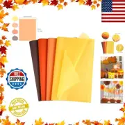 60 Sheets Vibrant Autumn Tissue Paper - Perfect for Thanksgiving Gifts & Crafts