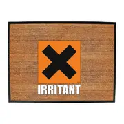 Irritant - Funny Novelty Doormat Man Cave Floor mat