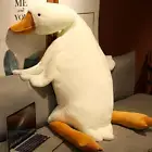 90CM Goose Plush Toys Big Duck Doll Soft Stuffed Animal Sleeping Pillow Cushion