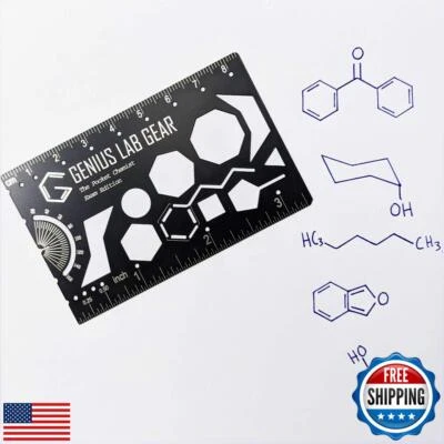 Pocket Chemist Exam Edition: Organic Chemistry Stencil Drawing Template - Che
