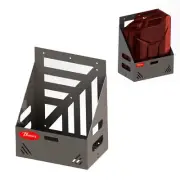 VONNIES 20L HEAVY DUTY FUEL JERRY CAN HOLDER MOUNT POWDER COATED PEARL WHITE