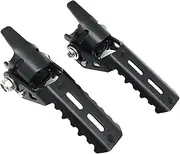Motorcycle Highway Front Driver Footrest Foot Pegs Rest Pedal Pad Footpegs Fit for BMW R1250GS R 1250 GS Adv Fit for Adventure LC 2019 2020 Motorcycle Accessories(Black)