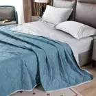 Summer Cooling Comforter-Blanket Ice Silk Touch Feeling Soft Bedding Home