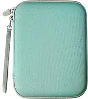 Card Case Holder 80 Pockets Card Box with Zipper Folder for 2.3 * 3.4 inch Mini Audiobook Cards, Green, Card Protection
