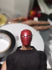 1/12 Batman Red Hood Head Carving Painted Model Accessory For mezco ML Figure