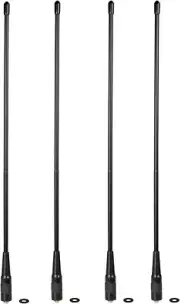 4pcs Dual Band VHF UHF Ham Two Way Radio Antenna for BF-F8HP UV-5R UV-82 BF-888S