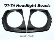 Headlight Bezel Set | '71-74 AMC Javelin/ AMX
