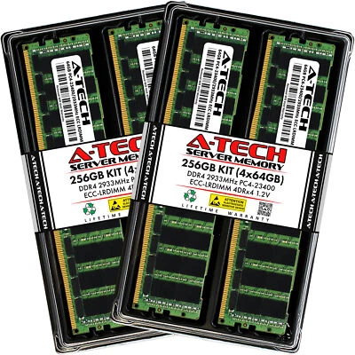 256GB 4x 64GB PC4-2933 LRDIMM HP Synergy 480 G10 Memory RAM