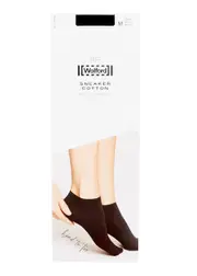 Wolford White Cotton-blend Sneaker Socks - Black - M M