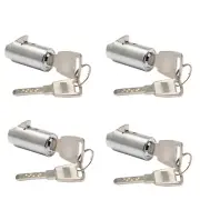4PCS Dimple Cylinder Plug Brass Lock Vending T handle KEYED ALIKE Dixie Narco