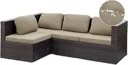 Waterproof Patio Sofa Cushion Covers Replacement Non Slip Outdoor Seat Cushion Slipcover for Garden Patio Furniture 1 Piece Polyester Reversible Cover