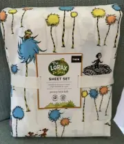 NWT Pottery Barn Kids ~DR. SEUSS LORAX~ TWIN Sheet Set ~CAT IN THE HAT~ Thing