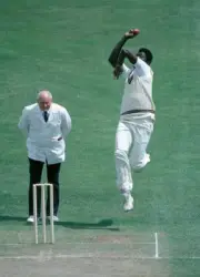 West Indies Cricket Great Joel Garner 1980S No 62 Old Photo