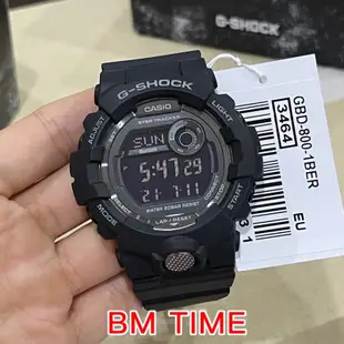 新款卡西歐 G-SHOCK GBD-800-1B 全黑男士手錶