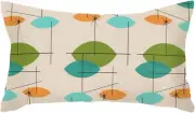 Throw Pillow Covers Orange Mid Retro Atomic Mobile Teal Century Cushion Pillow C