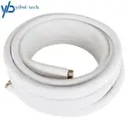 White Install For Mini Split Heat Pump Systems 50 Feet 3/8"-5/8" Dia.