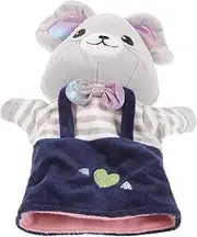 SUPVOX Adorable Mouse Hand Puppet Soft Storytelling Interactive Plaything for Safe Material for Parent Interaction and Imaginative Play