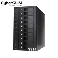 在飛比找蝦皮購物優惠-CyberSLIM S810 10層硬碟外接盒 usb3.0