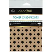 Deco Foil Kraft Toner Sheets 4.25"x 5.5" 6 pack - Lots Of Dots*