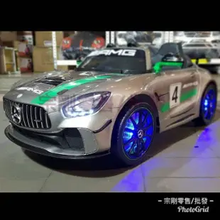 BENZ 賓士  AMG-GT4 賽車彩繪造型版本 兒童電動車