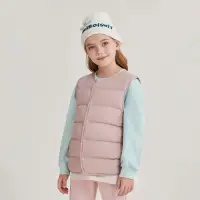 在飛比找Yahoo奇摩購物中心優惠-GIORDANO 童裝輕羽絨背心 - 25 桃皮粉紅