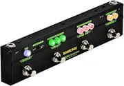 Sonicake Multi Guitar Effect Strip Pedal Sonicbar Rockstage Combining 4 Classic Arena Rock Guitar Effects in 1 Unit of Chorus Distortion Delay and Reverb Effect