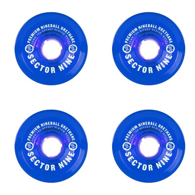 Sector 9 Longboard Offset Slalom Wheels Nineballs Blue 69mm 78A