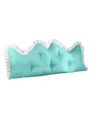 [SOGA] Princess Bed Headboard Pillow 150cm in Light Blue