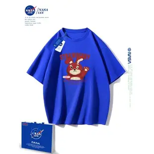 NASA薄款洋氣短袖男孩女童t恤