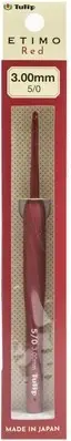 Tulip Etimo Red Crochet Hook W/ Cushion Grip-Size 5/3.00mm TED-050E