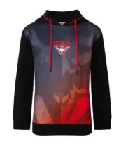 Essendon Bombers Official AFL Winter Youth Sublimated Hoody Hoodie AF8761