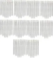 KALLORY 120Pcs Blind Needle for Sewing and Crafting Projects Easy Threading Embroidery Needles for Various Fabrics Convenient for DIY Hand Sewing and Household Use