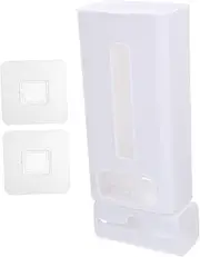 ABOOFAN Wall Mounted Plastic Bag Holder for Kitchen Bathroom Punch Grocery Bag Storage Dispenser with Removable Bins for Closet Cabinet Space Saving Organizer for Easy Access