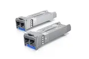 Ubiquiti UFiber UACC-OM-SM-10G-D-2 SFP Single-Mode Fiber Module 10 Gbps 10km Distance 2 Pack
