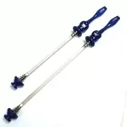 gobike88 KREX Square Axle, Hollow QR Lever Skewers, MTB, 50g/pair, Blue, T85
